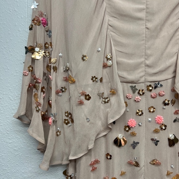 ASOS Women's Fairycore Boho Whimsical Play Festival Ethereal Womens Maxi Dress 2 - Picture 11 of 16